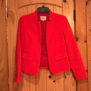 Red Ann Taylor Loft Blazer